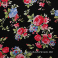 Good Quality Crinkle Floral Woven Printed Viscose Fabric